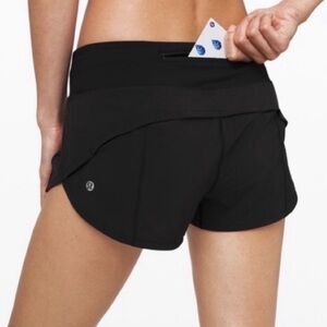 Lululemon | Speed Black Shorts
